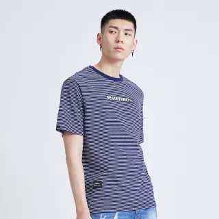 落肩條紋T恤《J.Y》寬T 條紋T 男T恤 落肩T 五分袖 寬鬆 短T 潮流 百搭 韓國 男女皆可穿 歷史價格詳細信息