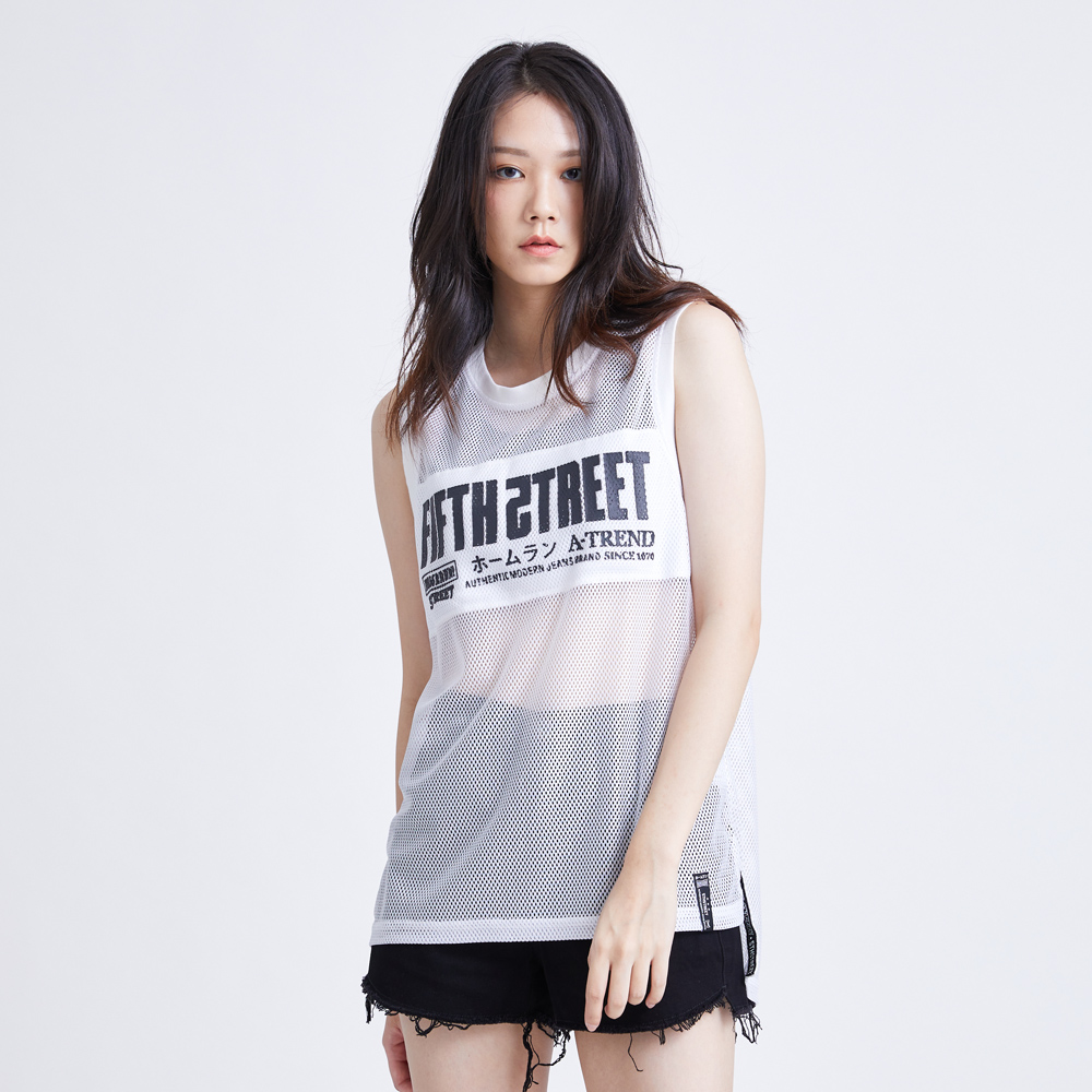 【5th STREET】女網狀抽繩刷破牛仔短褲-黑色 歷史價格詳細信息