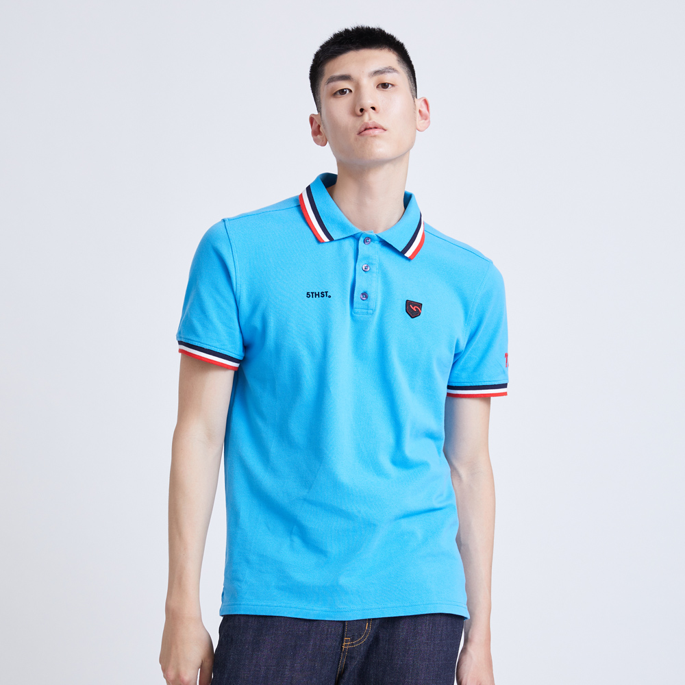 【5th STREET】男露營道具印花短袖T恤(青綠色) 歷史價格詳細信息