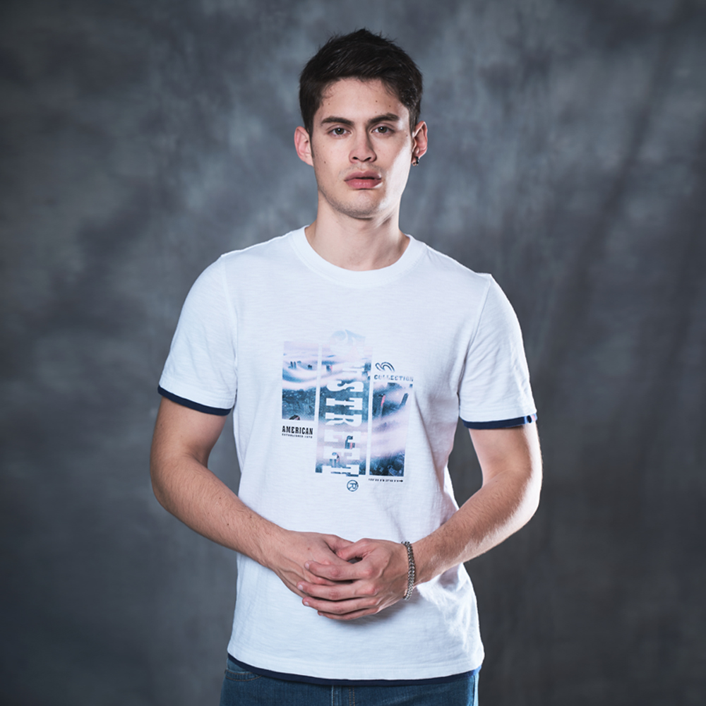 【5th STREET】男裝復古美式短褲-酵洗藍 歷史價格詳細信息