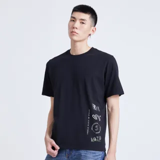 【5th STREET】男螢光落肩錯視地球短袖T恤-白色 歷史價格詳細信息