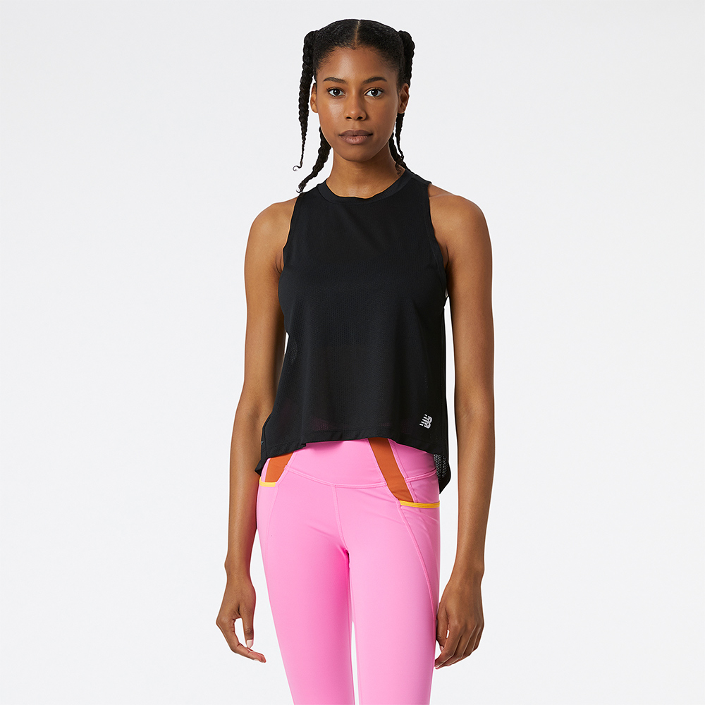 NEW BALANCE 背心 NB 黑色 運動 無袖 挖背 上衣 女 WT41220BK 歷史價格詳細信息