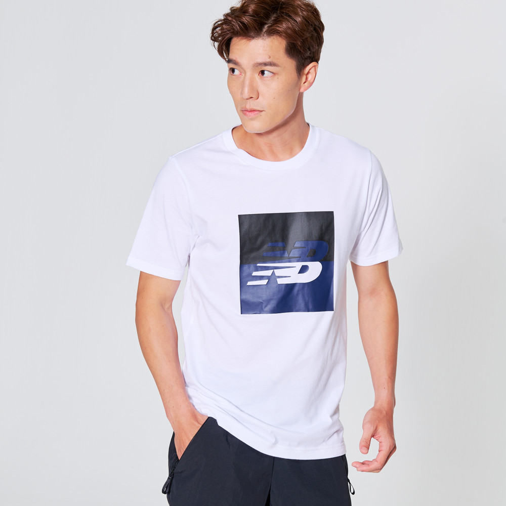 【NEW BALANCE】NB 短袖上衣_男裝_白色_AMT01575WT(亞版 版型正常) 歷史價格詳細信息