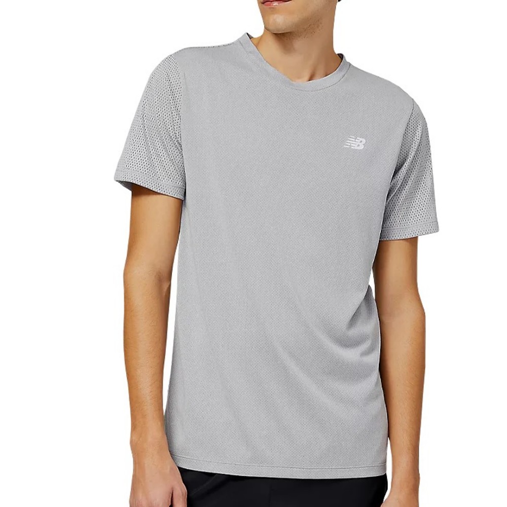 NEW BALANCE 短T NB 灰色 植絨LOGO 短袖 上衣 男 AMT33551AG 歷史價格詳細信息