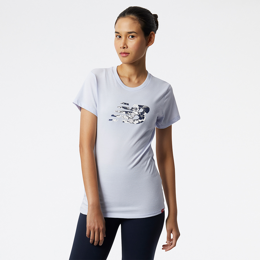 【NEW BALANCE】NB 短袖上衣_女裝_象牙白_AWT21502SST 歷史價格詳細信息