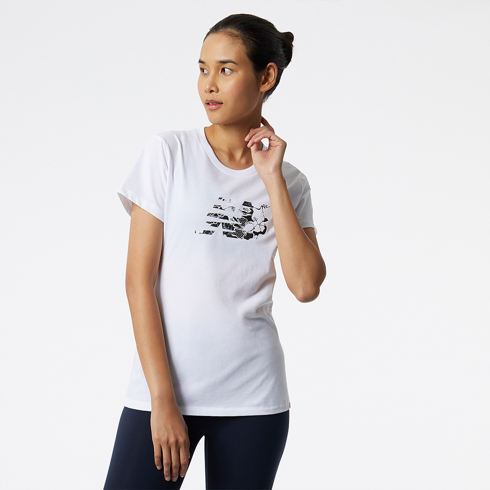 【NEW BALANCE】NB 短袖上衣_男裝_白色_AMT01575WT(亞版 版型正常) 歷史價格詳細信息