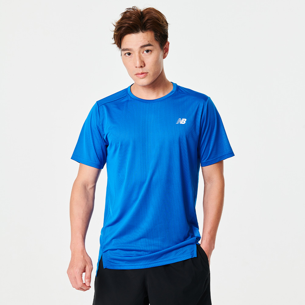 【NEW BALANCE】NB 短袖上衣_男裝_深藍色_AMT21515ECL 歷史價格詳細信息