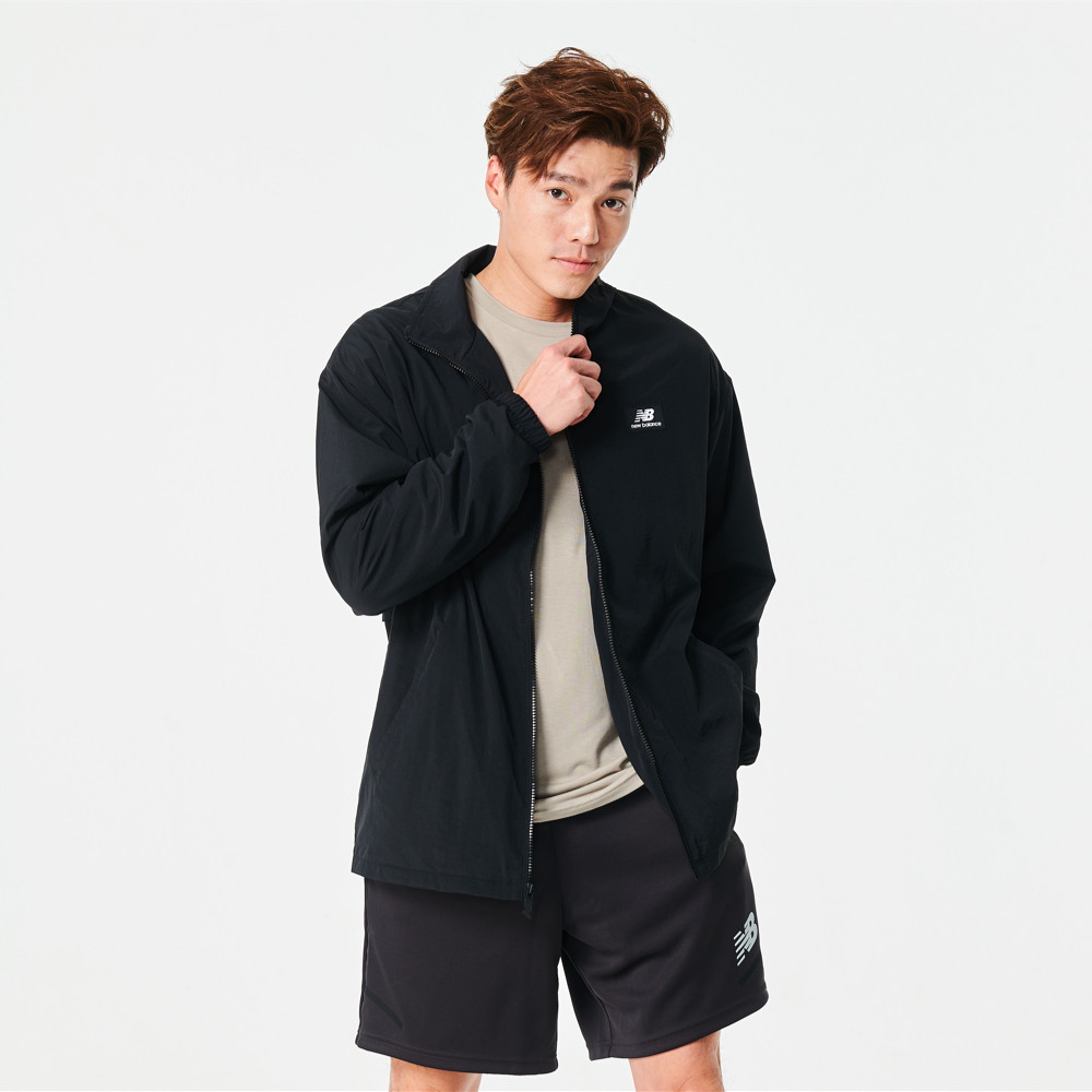 New Balance 外套 Logo Windbreaker JKT 女款 紐巴倫 防風 風衣外套 連帽 收納 黑 白  WJ11590BK 歷史價格詳細信息