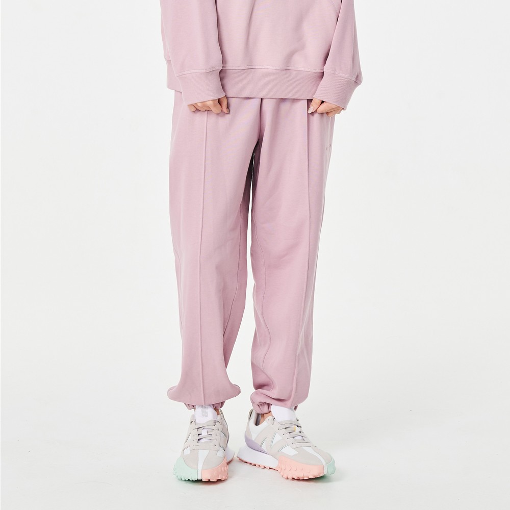 NEW BALANCE 長褲 NB 粉紅 縮口 棉質 休閒長褲 女 AWP33552OUK 歷史價格詳細信息