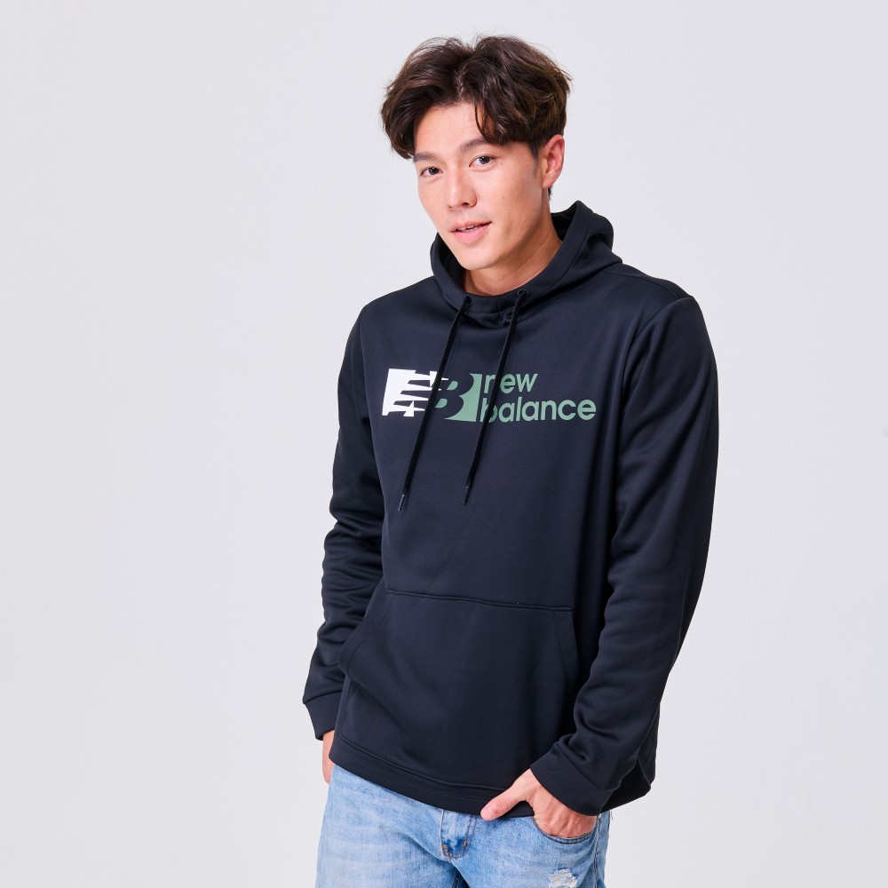 [New Balance]NB連帽長袖上衣_男性_黑色_MT51512BK 歷史價格詳細信息