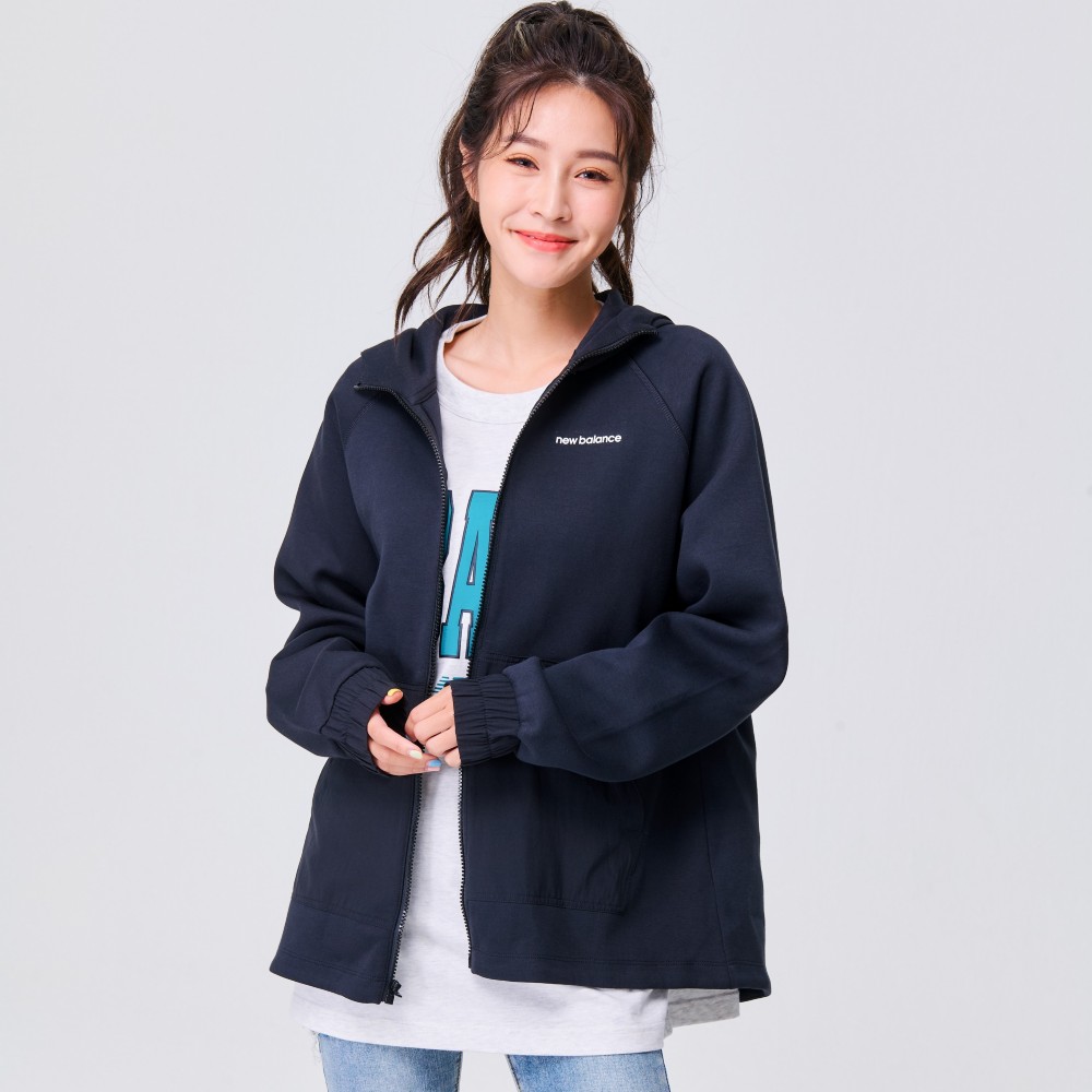 [New Balance]連帽休閒外套_女性_黑色_WJ31101BK 歷史價格詳細信息