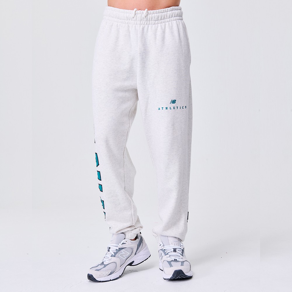 NEW BALANCE 長褲 NB 米黃 刺繡LOGO 縮口 休閒 棉褲 女 AWP41513LIN 歷史價格詳細信息