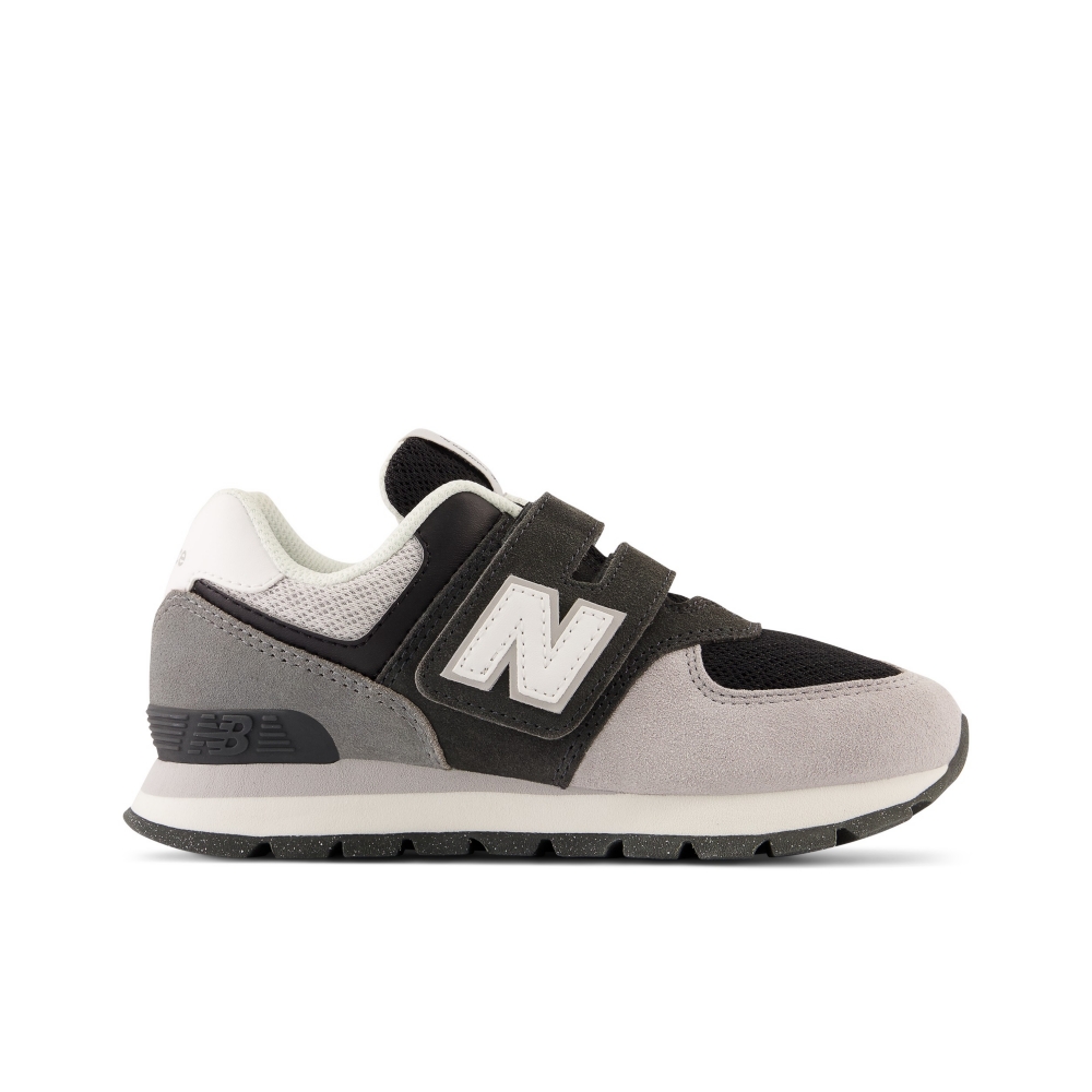 New Balance [PV574DN2] 中大童 休閒鞋 運動 復古 NB 574 W楦 魔鬼氈 舒適 麂皮 藍 歷史價格詳細信息