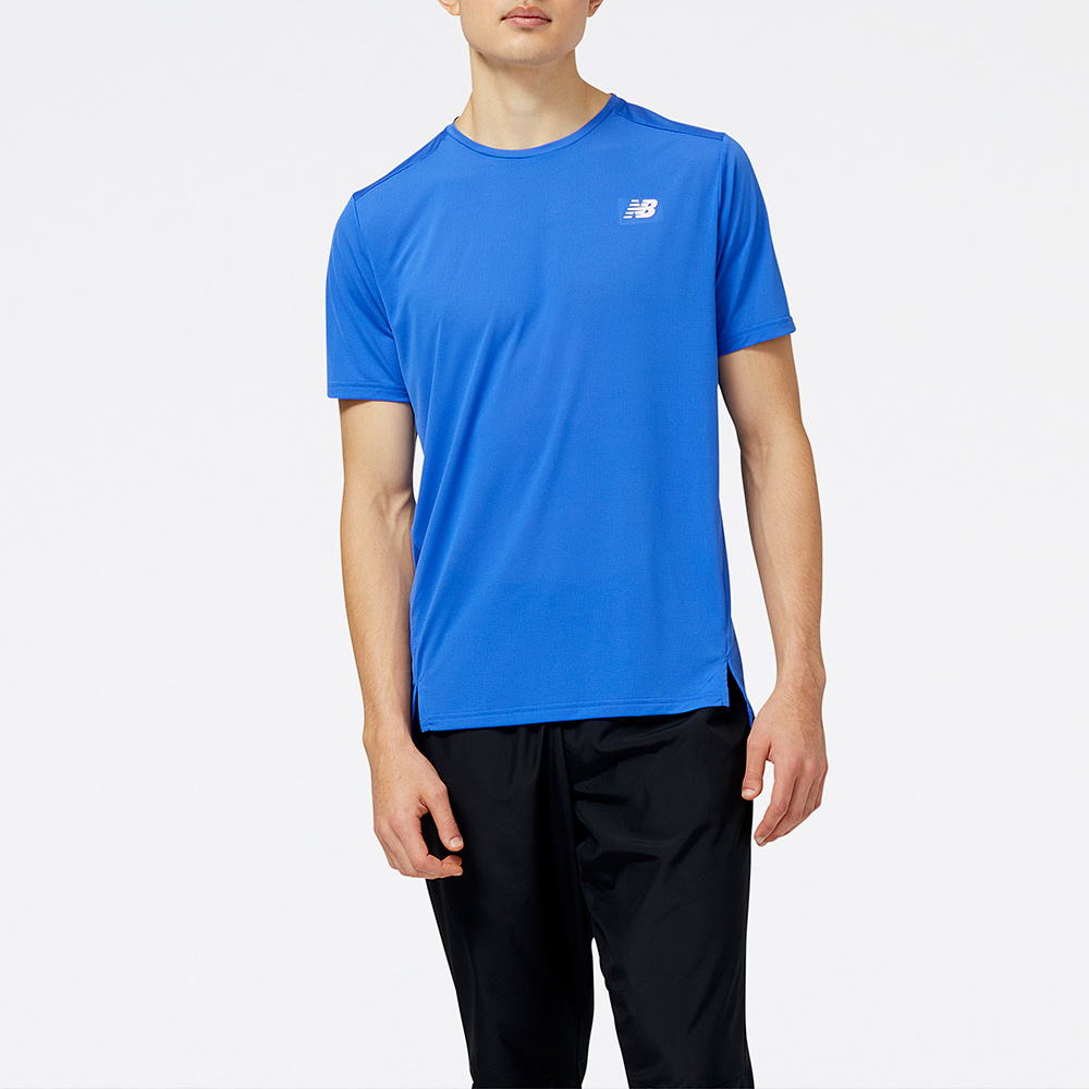 【NEW BALANCE】NB 短袖上衣_男裝_藍色_MT21906PGM 歷史價格詳細信息