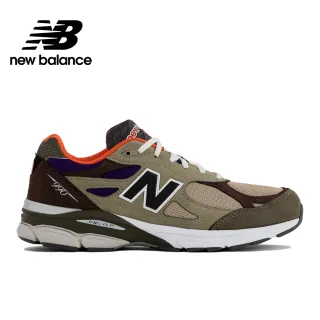 【New Balance】 NB 美製復古鞋_男性_棕綠色_M990WG3-D楦 990 英美鞋 歷史價格詳細信息