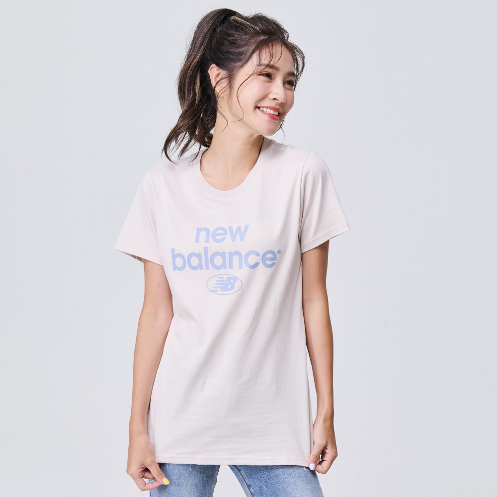 [New Balance]棉質舒適短袖上衣_女性-淺藍色_淺藍色_AWT31507LAY 歷史價格詳細信息