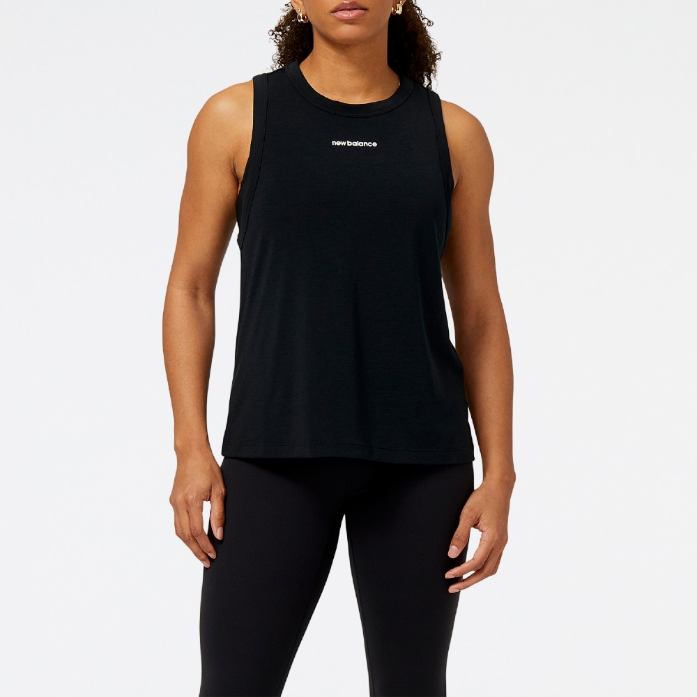 NEW BALANCE 背心 NB 黑色 運動 無袖 挖背 上衣 女 WT41220BK 歷史價格詳細信息