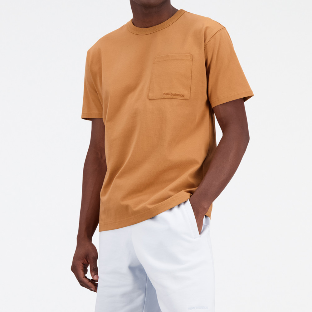 【New Balance】棉質短袖上衣_男性_黑色_MT41559BK 歷史價格詳細信息