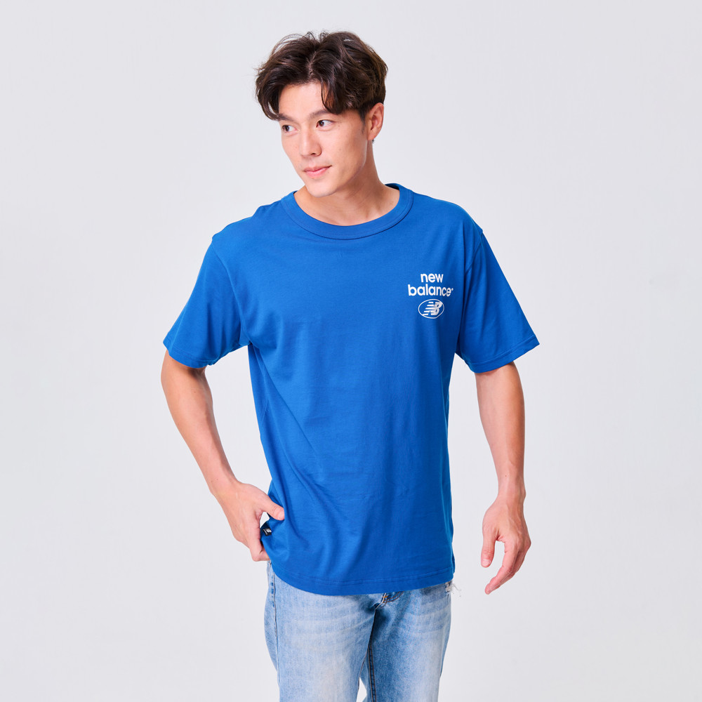 【New Balance】棉質短袖上衣_男性_黑色_MT41559BK 歷史價格詳細信息