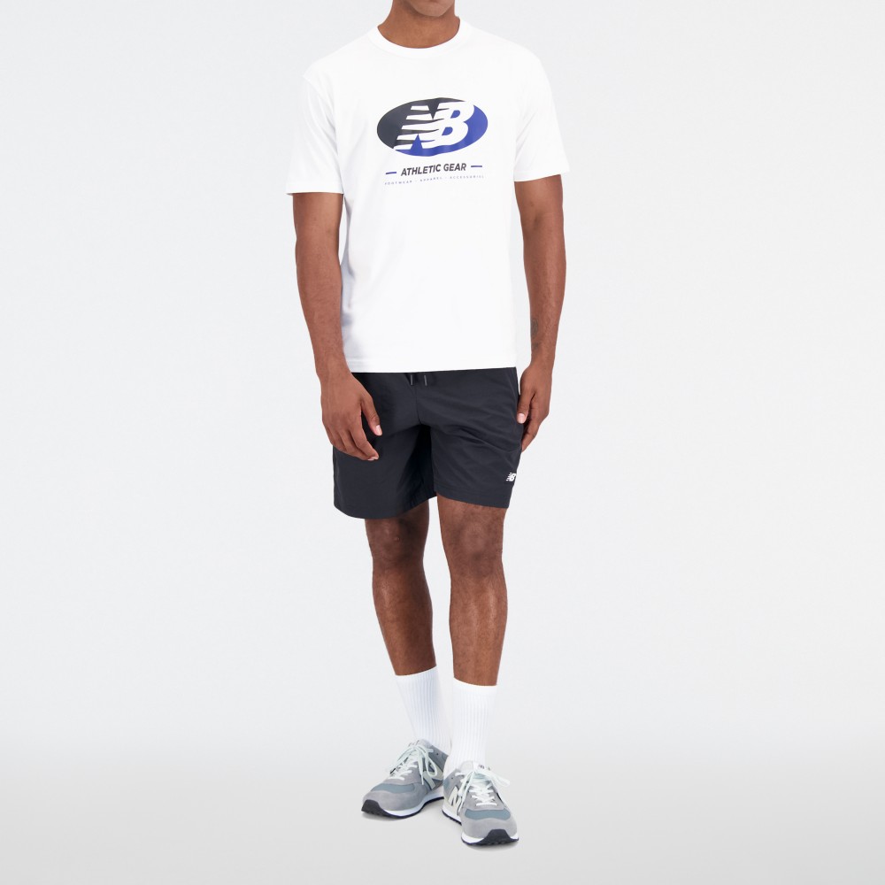 NEW BALANCE 短褲 NB 黑色 兩件式 5吋 運動短褲 男 MS23282BK 歷史價格詳細信息