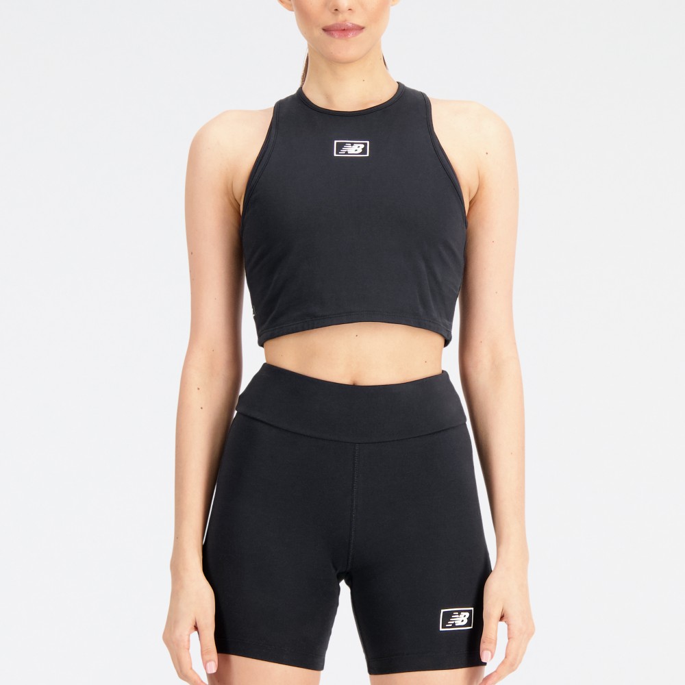 【NEW BALANCE】NB 削肩 背心 Bra Top 運動 休閒 短版 上衣 女 黑色 美規(WB33500BK-F) 歷史價格詳細信息