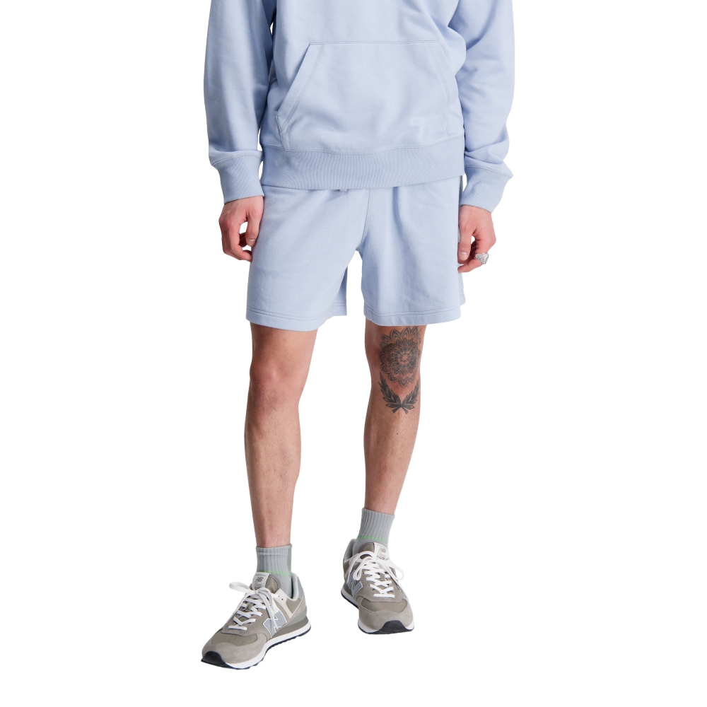 NEW BALANCE 短褲 NB 藍 刺繡LOGO 梭織 5吋 慢跑 健身 男 MS41517NNY 歷史價格詳細信息