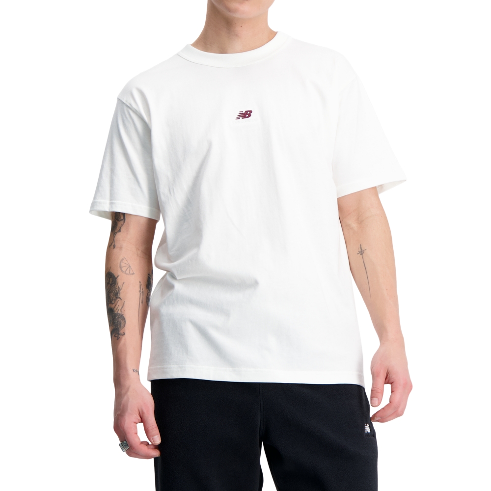 【New Balance】圓領刺繡NB長袖上衣_男性_黑色_AMT33506BK 歷史價格詳細信息