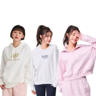 【NEW BALANCE】NB 女款 長袖上衣 運動 帽T  黑色(AWT21501BK-F) 歷史價格詳細信息