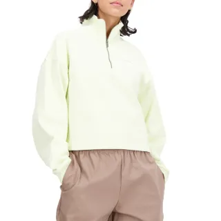 [New Balance]刺繡NB半開襟上衣_女性_米白色_AWT33556GIE 歷史價格詳細信息