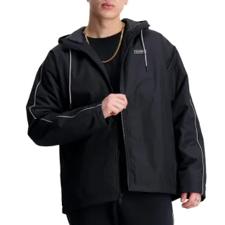 NEW BALANCE 外套 NB 黑色 反光LOGO 機能 風衣外套 男 MJ41018BK 歷史價格詳細信息