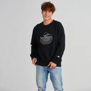 NEW BALANCE 長袖 NB 黑色 刺繡LOGO 圓領 上衣 男 AMT33506BK 歷史價格詳細信息