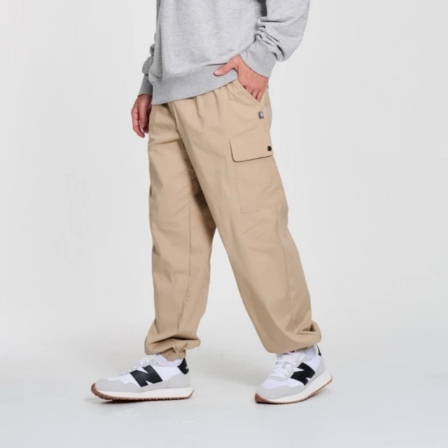 NEW BALANCE 長褲 NB 卡其 口袋 鬆緊 工裝 休閒褲 男 MP31526INC 歷史價格詳細信息