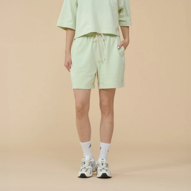 NEW BALANCE 短褲 NB 綠色 抽繩 休閒 滑面短褲 男 MS33513FUG 歷史價格詳細信息