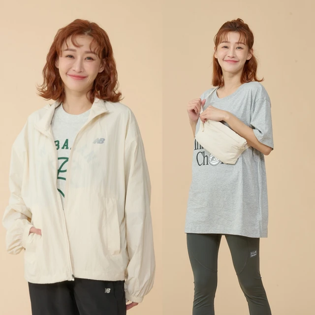 [New Balance]美式風格字母休閒長褲_男性_米灰色_UP31550SAH 歷史價格詳細信息