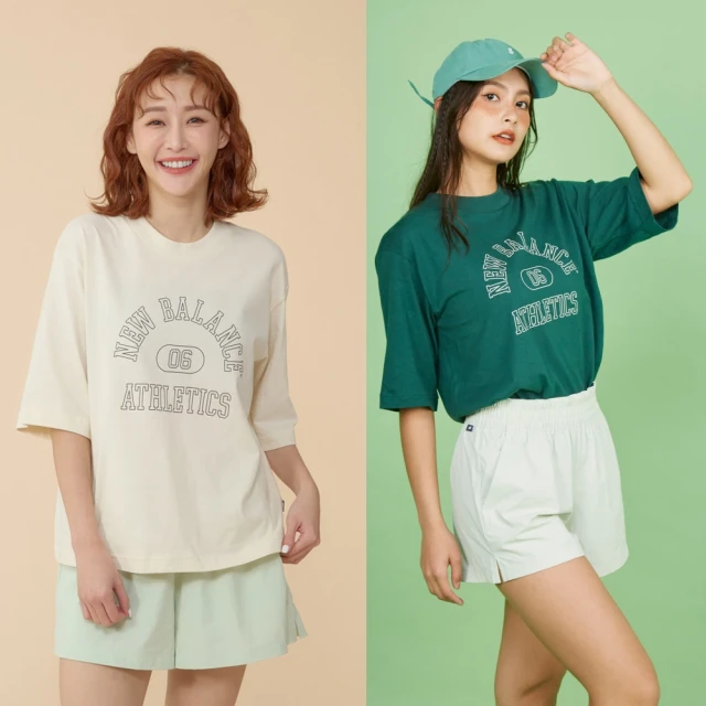 【New Balance】棉質短袖上衣_女性_杏色_WT43521LIN 歷史價格詳細信息