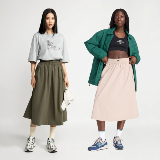 【NEW BALANCE】NB 長裙 中長裙 休閒 寬鬆 高腰 編織 工裝長裙 女款 粉紅色(WK43551LMR-F) 歷史價格詳細信息