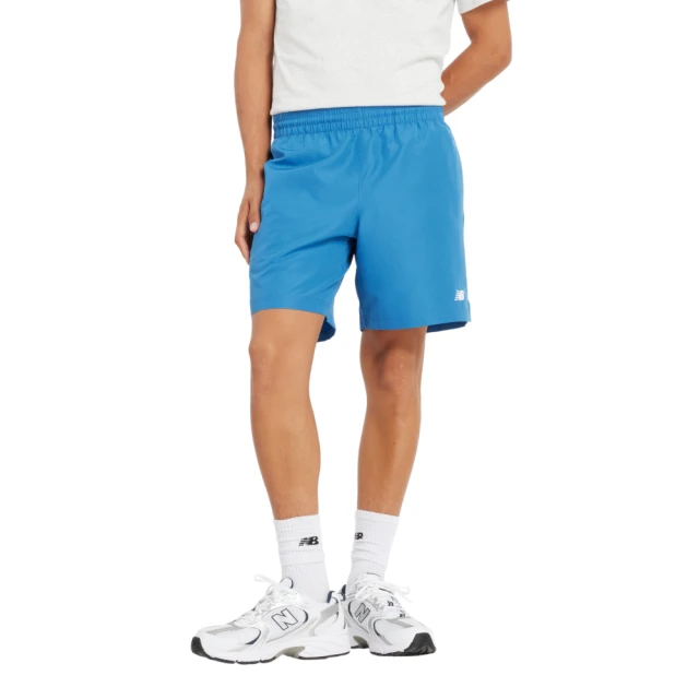 NEW BALANCE 短褲 NB 藍色 刺繡 拉鍊口袋 5吋 棉短褲 男 MS41511NNY 歷史價格詳細信息