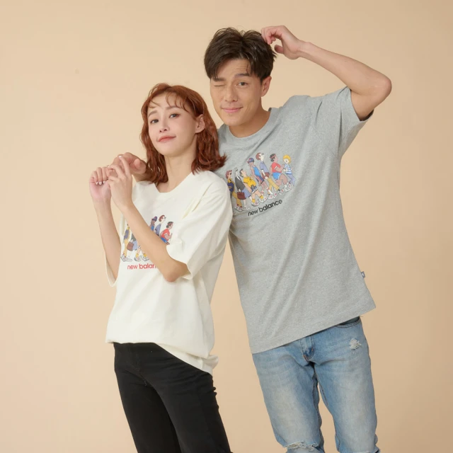 【New Balance】 NB 趣味插圖短袖上衣_男性_白色_AMT31562WT 歷史價格詳細信息