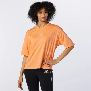 【New Balance】前短後長棉質短版上衣_女性_果綠色_WT43536NUM 歷史價格詳細信息