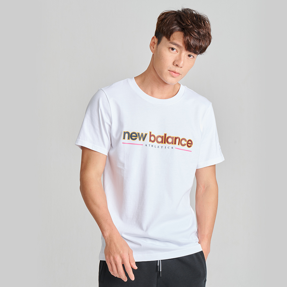 【NEW BALANCE】NB 短袖上衣_男裝_白色_AMT01575WT(亞版 版型正常) 歷史價格詳細信息