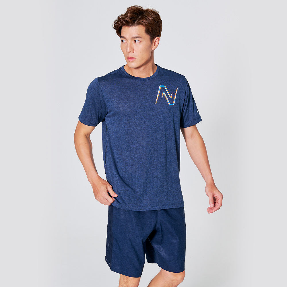 NEW BALANCE 短T NB 深藍 刺繡 POLO衫 短袖 上衣 男 MT41513NNY 歷史價格詳細信息