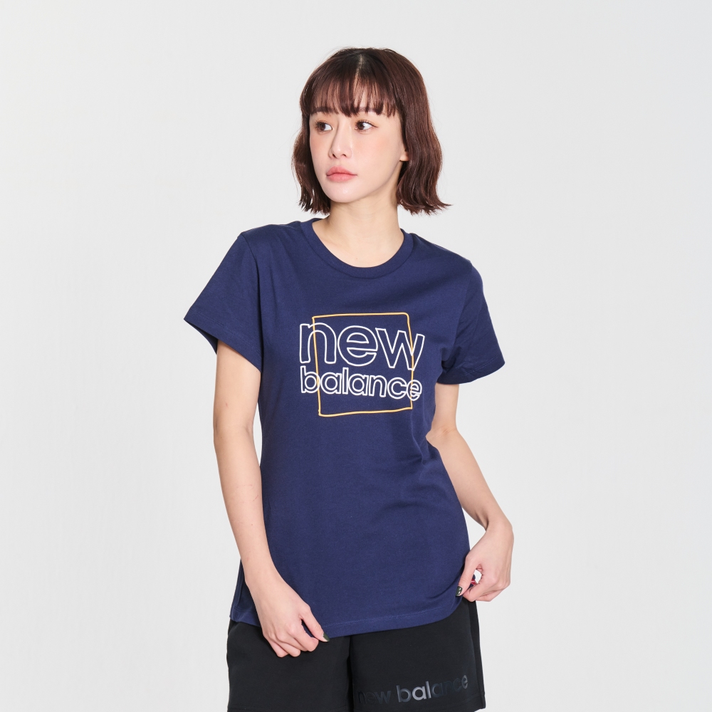 【NEW BALANCE】NB 短袖上衣_男裝_深藍色_AMT21515ECL 歷史價格詳細信息
