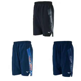 Mizuno 平織短褲 [32TBA05581] 男 短褲 平織 運動褲 休閒 舒適 拉鍊口袋 藍 歷史價格詳細信息