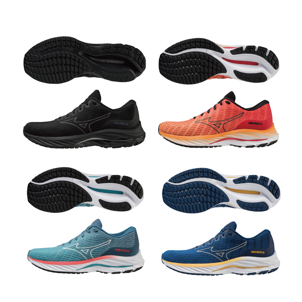 【美津濃 MIZUNO】WAVE RIDER 26 SSW 一般型超寬楦女款慢跑鞋-J1GD227723 歷史價格詳細信息