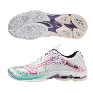 Mizuno Wave Lightning Z7 [V1GA220061] 男女 排球鞋 羽球 運動 訓練 止滑 白黑 歷史價格詳細信息