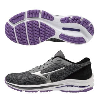 Mizuno 美津濃 慢跑鞋 Wave Kizuna 3 男鞋 黑 銀 回彈 運動鞋 J1GC2216-02 歷史價格詳細信息