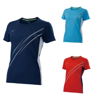 【MIZUNO 美津濃】女款路跑短袖T恤 K2TAB70109（黑） 歷史價格詳細信息