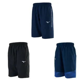 Mizuno 平織短褲 [32TBA05581] 男 短褲 平織 運動褲 休閒 舒適 拉鍊口袋 藍 歷史價格詳細信息