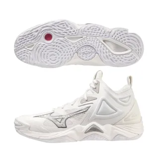 Mizuno 美津濃 排球鞋 Wave Momentum 3 男鞋 女鞋 白 藍 襪套式 抓地 緩衝 室內運動 V1GA2312-21 歷史價格詳細信息