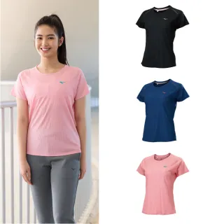 Mizuno 美津濃 女款 短袖 POLO衫 吸汗速乾 抗紫外線 刺繡LOGO -灰黑- 32TA171509 歷史價格詳細信息